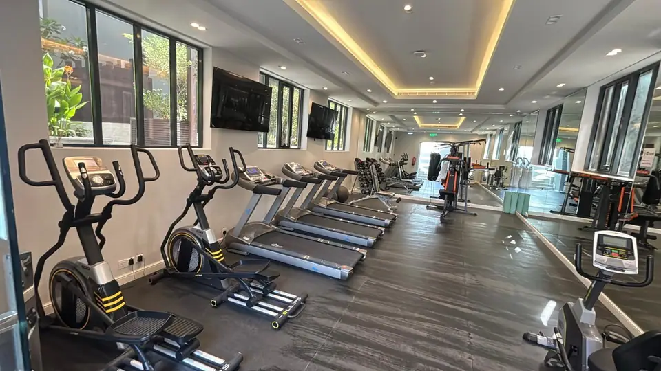 Residents' gym at Fay Compound